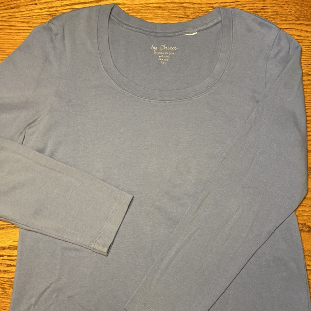 Chico’s knit long sleeve top, size L (Chico’s size 2)